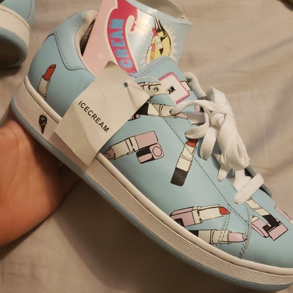 RARE NWT bbc Ice Cream sneakers (lipstick) - Picture 4 of 10